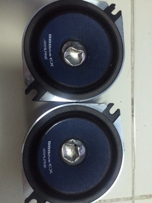 Alpine DDC-105E 4นิ้ว กรวยกระดาษ ขอบยางยัก แมเหล็กนีโอ Made in Japan หมวกโดนกดทับ ไม่มีผลกับเสียง เสียงปกติ หายาก มือ2 ญี่ปุ่น