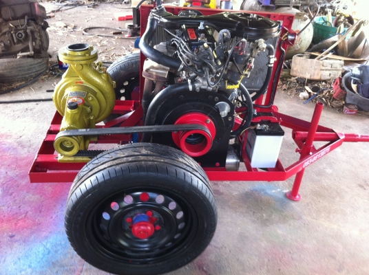 ขายเครื่องสูบน้ำใช้แก๊ส LPG 100\%ราคา 30000