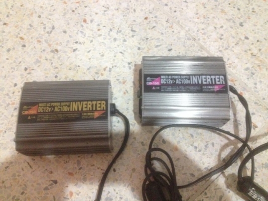 ตัวเเปลงไฟ 12V ออก 110V ของเก่าญี่ปุ่นสภาพดีใช้งานได้ปกติตัวละ