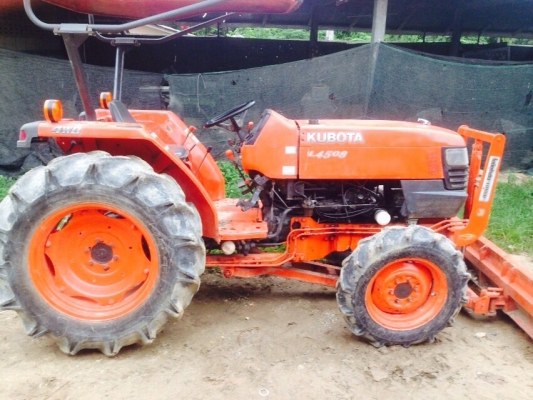 คูโบต้า4508 สวยๆพร้อมอุปกรณ์3ชิ้น