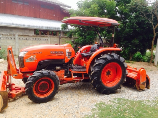 คูโบต้า 4708 สวยๆพร้อมอุปกรณ์3ชิ้น