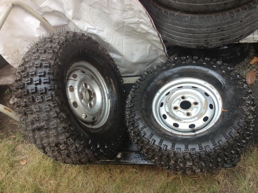 ล้อกระทะพร้อมยาง 4/100  ราคา 500/วง