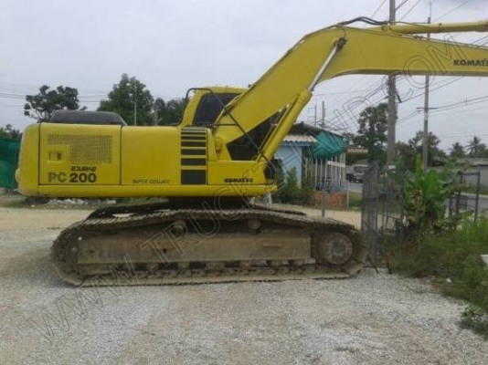 รถแบคโฮ ยี่ห้อ KOMATSU PC200-6 รถแบคโฮ ยี่ห้อ KOMATSU PC200-6