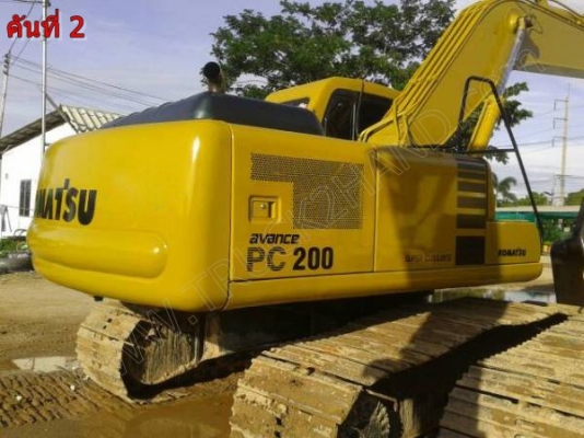 รถแบคโฮ ยี่ห้อ KOMATSU PC200-6 รถแบคโฮ ยี่ห้อ KOMATSU PC200-6