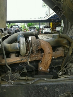 รถเทนเลอร์ ยี่ห้อ MITSUBISHI รุ่น FUSO 220 เทอร์โบ ติดเครน