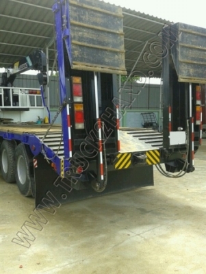 รถเทนเลอร์ ยี่ห้อ MITSUBISHI รุ่น FUSO 220 เทอร์โบ ติดเครน