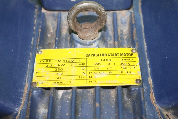 มอเตอร์ขนาด 3 แรง ไฟ 2 สาย สภาพพร้อมใช้งานราคาไม่แพงครับ มอเตอร์ขนาด 3 แรง ไฟ 2 สาย สภาพพร้อมใช้งานราคาไม่แพงครับ