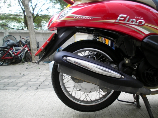 Fino classic ปี 55 (รถ 5 เดือน) แดง-น้ำตาล สด 3000 โล