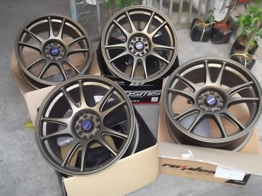 ขายล้อWEDSPORT TC105N ขอบ18 หน้า8.5หลัง9.5 หล่อๆ ถูกๆ1ชุด 18000.