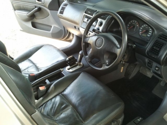 ขาย CIVIC EXI ปี01 AT LPGหัวฉีดAG ยางใหม่ รถมีประกันชั้น1 ราคา 260000 บาท