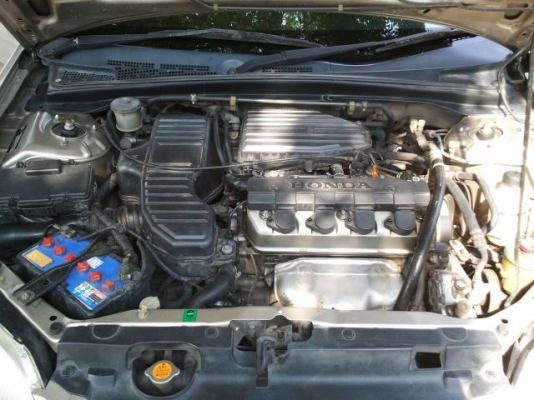 ขาย CIVIC EXI ปี01 AT LPGหัวฉีดAG ยางใหม่ รถมีประกันชั้น1 ราคา 260000 บาท