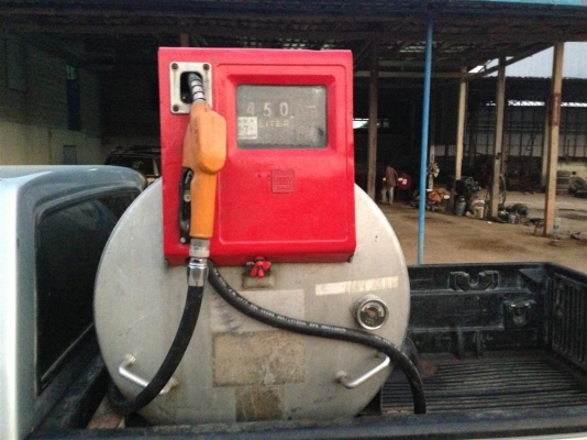 ขายถังน้ำมัน 450 ลิตร พร้อมหัวจ่าย