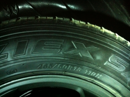 ขายยางfarken 265/60/18ดอกสวย ขายยางfarken 265/60/18ดอกสวย