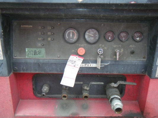 เครื่องปั๊มลม AIRMAN PDS655S มือสองนำเข้าจากญี่ปุ่นแท้ เครื่องปั๊มลม AIRMAN PDS655S มือสองนำเข้าจากญี่ปุ่นแท้