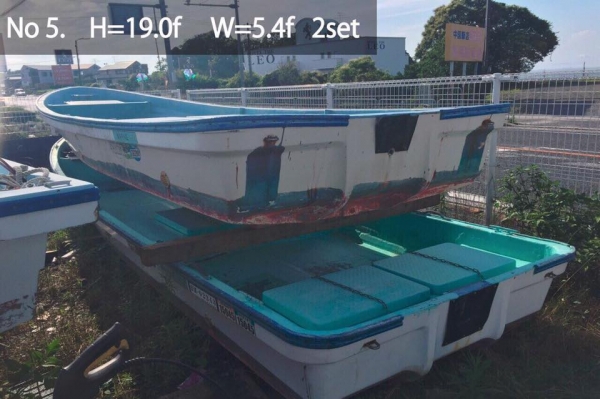 ขายเรือ 19 ฟุตประมงญี่ปุ่น มี 2 ลำ