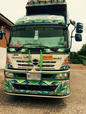 ขายดาวน์รถพ่วง 22 ล้อ แท่.ลูก กระบะเนียมคอกเกษตรดั้ม HINO 380 ปี.56 รถสวย ราคา.1200000 สนใจลองคุยกันได้ครับ