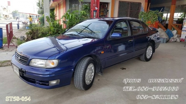 ขายด่วน NISSAN CEFIRO 2.0 G โฉม A32 สีน้ำเงิน เกียร์ออโต้ สวยมากเดิมๆ ใช้น้อย พร้อมใช้งาน ราคาสุดคุ้ม