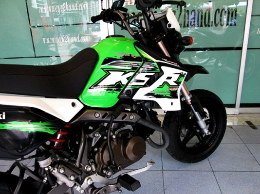 KSR PRO สีเขียวดำ ( คลัชมือ +สต๊าทมือ ) รถเดือน พฤศจิกายน ปี57 สภาพเดิมๆสวยมาก ไมล์ 6 พันโล ฟรีโอน แถม 4รายการ 44900