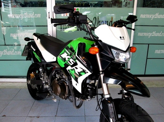 KSR PRO สีเขียวดำ ( คลัชมือ +สต๊าทมือ ) รถเดือน พฤศจิกายน ปี57 สภาพเดิมๆสวยมาก ไมล์ 6 พันโล ฟรีโอน แถม 4รายการ 44900