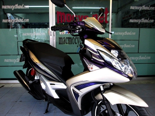 nuovo sx สีนํ้าตาลม่วง ตัวท๊อป ล้อแมกซ์ รถเดือน ธันวาคม ปี 56 ไมล์ 7 พันโล โปรโมชั่น แถม 3 รายการ  31900