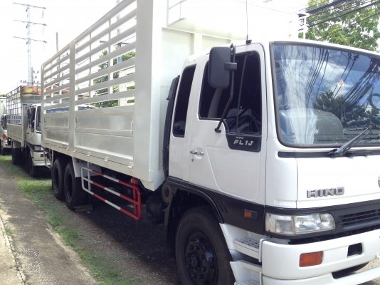 ขาย HINO FL1J 220HP 10ล้อแท้ ปี2540 กระบะเหล็ก 7.5 ม.