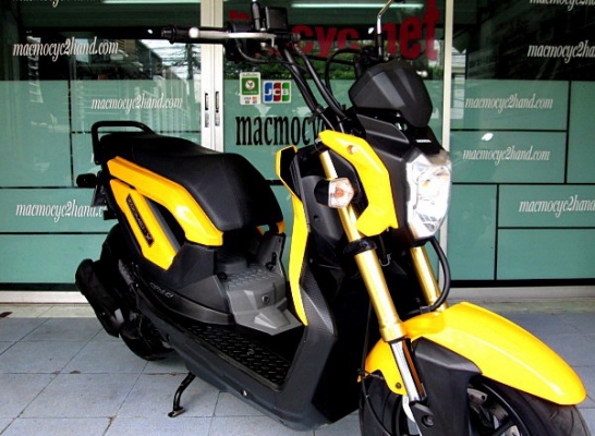 zoomer สีเหลืองตัวใหม่ รถเดือน กุมภาพันธ์ ปี 58 ไมล์ 2 พันโล รถ 5 เดือนไมล์น้อยราคาสุดคุ้ม แถม 4รายการ 39900