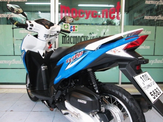 CLICK 125 i สีน้ำเงิน รถเดือน พฤษภาคม ปี 2557 ไมล์ 4 พันโล  แถม 3 รายการ 34900