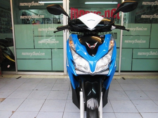 CLICK 125 i สีน้ำเงิน รถเดือน พฤษภาคม ปี 2557 ไมล์ 4 พันโล  แถม 3 รายการ 34900