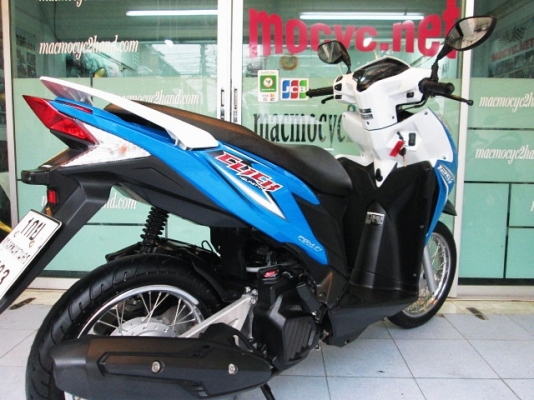 CLICK 125 i สีน้ำเงิน รถเดือน พฤษภาคม ปี 2557 ไมล์ 4 พันโล  แถม 3 รายการ 34900
