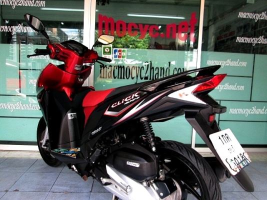 CLICK 125 i รุ่นท๊อปสุด id lingstop combibrake สีดำแดง รถเดือน พ.ค.ปี56 ไมล์ 8 พันโล แถม 3 รายการ 37900