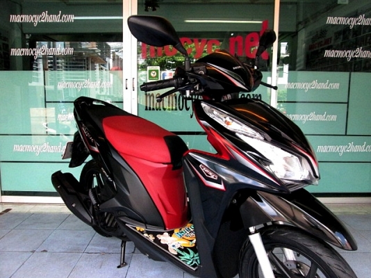 CLICK 125 i รุ่นท๊อปสุด id lingstop combibrake สีดำแดง รถเดือน พ.ค.ปี56 ไมล์ 8 พันโล แถม 3 รายการ 37900