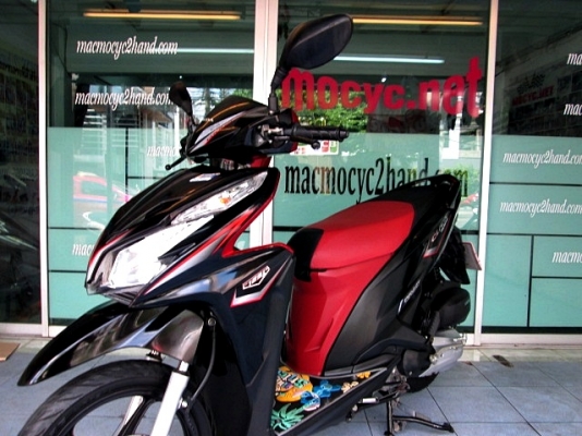 CLICK 125 i รุ่นท๊อปสุด id lingstop combibrake สีดำแดง รถเดือน พ.ค.ปี56 ไมล์ 8 พันโล แถม 3 รายการ 37900