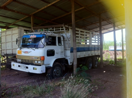 HINO พ่วง แม่+ลูก 18 ล้อ เครื่อง(. EM100. )220 แรง ช่วงล่างแซดเอ็ม. เกียร์อิตัน กะบะเหล็กคอกสูง. แม่ลูกไม่ดั๊ม สภาพพร้อมใช้งาน ยางดีทั้งหมด