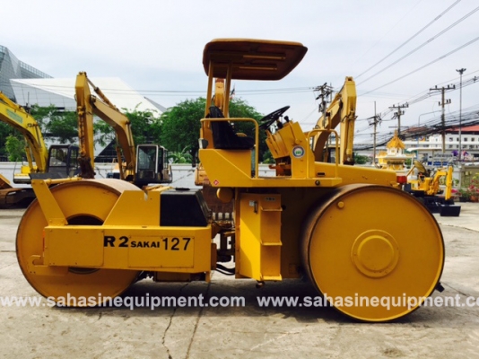 รถบด SAKAI รุ่น R2S S/N 12405 นำเข้า ไม่มีใช้งานในไทย บจก.สหสินอีควิปเม้นท์ โทร.081-5851880, 02-5168100-1 www.sahasinequipment.com