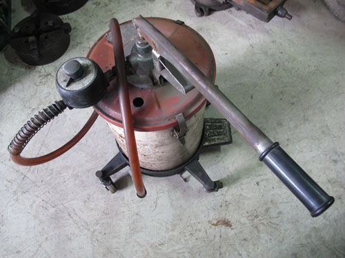 ขายถังน้ำมันมือโยกเติมน้ำมันพร้อมรถเข็น