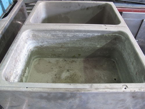 ขายอ่างแสตนเลส2หลุม ใช้ล้างอุปกรณ์หรืออื่นๆมี2ชุด