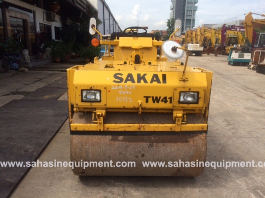 รถบด SAKAI รุ่น TW41 S/N 101XX นำเข้า สภาพดี บจก.สหสินอีควิปเม้นท์ โทร.081-5851880, 02-5168100-1 www.sahasinequipment.com รถบด SAKAI รุ่น TW41 S/N 101XX นำเข้า สภาพดี บจก.สหสินอีควิปเม้นท์ โทร.081-5851880, 02-5168100-1 www.sahasinequipment.com