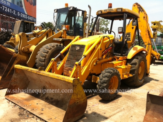 รถหน้าตัก หลังขุด JCB รุ่น 3CX S/N4848XX นำเข้า ไม่เคยใช้งานในไทย บจก.สหสินอีควิปเม้นท์ โทร.081-5851880, 02-5168100-1 www.sahasinequipment.com