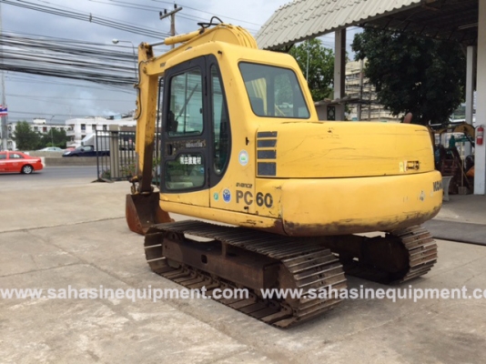 รถขุด KOMATSU รุ่น PC60-7C S/N 59041 นำเข้า สภาพดีมาก บจก.สหสินอีควิปเม้นท์ โทร.081-5851880, 02-5168100-1 www.sahasinequipment.com