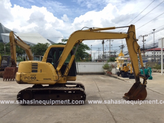 รถขุด KOMATSU รุ่น PC60-7C S/N 59041 นำเข้า สภาพดีมาก บจก.สหสินอีควิปเม้นท์ โทร.081-5851880, 02-5168100-1 www.sahasinequipment.com