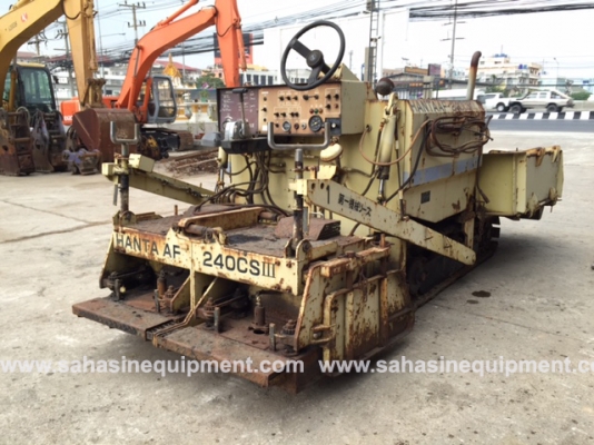 รถปูยาง HANTA รุ่น AF240CSIII S/N 02XX นำเข้า ขายถูก บจก.สหสินอีควิปเม้นท์ โทร.081-5851880, 02-5168100-1 www.sahasinequipment.com