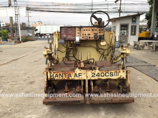 รถปูยาง HANTA รุ่น AF240CSIII S/N 02XX นำเข้า ขายถูก บจก.สหสินอีควิปเม้นท์ โทร.081-5851880, 02-5168100-1 www.sahasinequipment.com
