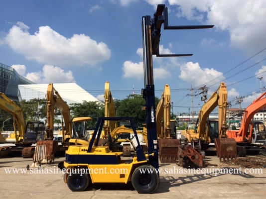 รถโฟล์คลิฟ KOMATSU รุ่น FD40-3 S/N M009A-855XX นำเข้า บจก.สหสินอีควิปเม้นท์ โทร.081-5851880, 02-5168100-1 www.sahasinequipment.com