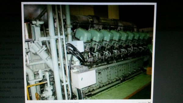 เครื่องเจนเนอร์เรเตอร์เครื่องปั่นไฟฟ้าMITSUBISHIผลิตใด้ 5เมกกวัตต่อชั่วโมง