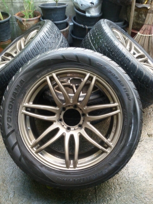 ล้อ lenso ขอบ 20 พร้อมยาง yokohama 285 50 20 ชุดล่ะ 16,500