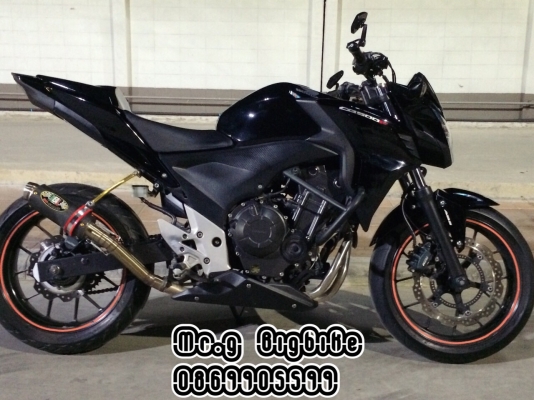 Super Black CB500F ABS ปี13 แต่งเต็ม สีสวยกริ้ป สภาพนางฟ้า ราคา 129000 บาท(เงินสดลดได้ครับ)