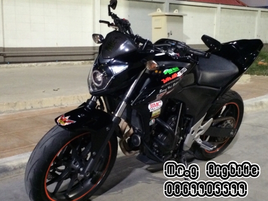 Super Black CB500F ABS ปี13 แต่งเต็ม สีสวยกริ้ป สภาพนางฟ้า ราคา 129000 บาท(เงินสดลดได้ครับ)