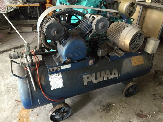 ขายปั๊มลมpumaสภาพสวยมอเตอร์7.5แรงไฟ3สายพร้อมใช้งานครับ