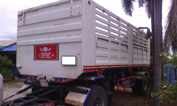 ลูกพ่วง 2 เพลา ดัมพ์ อู่ไทยเทรลเลอร์ ปี 56