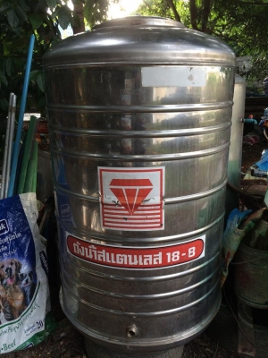 ขายถังเก็บน้ำสแตนเลสตราเพชร = 3,800